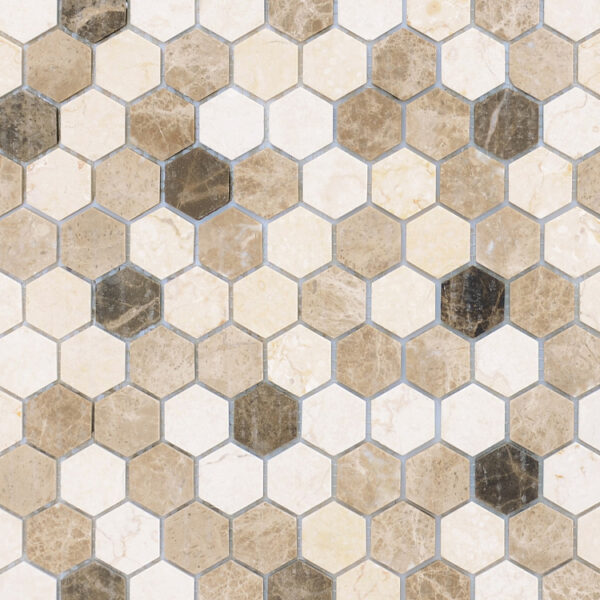 PIETRA MIX 1 MAT HEX 18X30X6