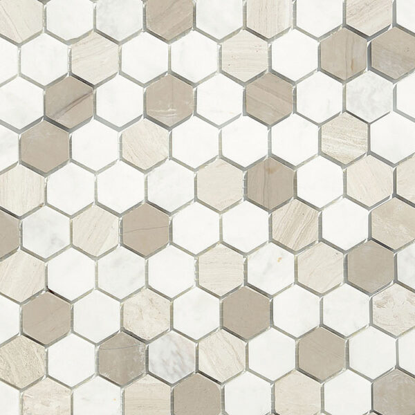 PIETRA MIX 3 MAT HEX 18X30X6