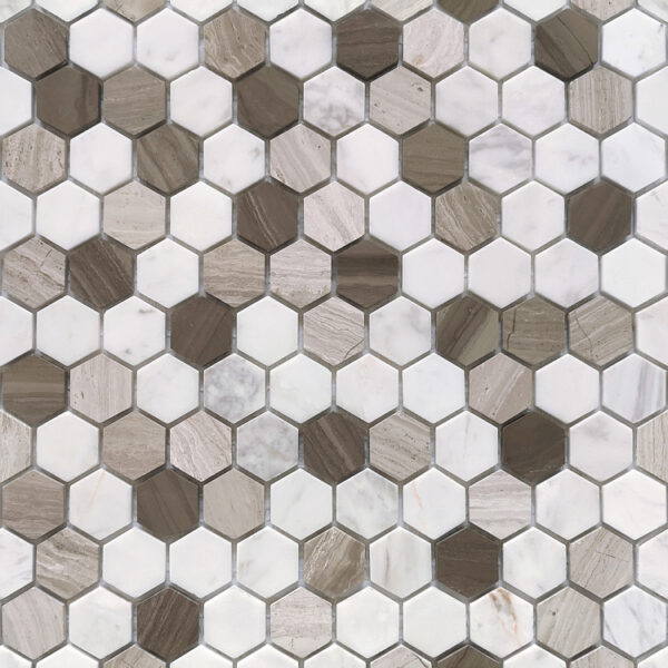 PIETRA MIX 3 MAT HEX 18X30X6