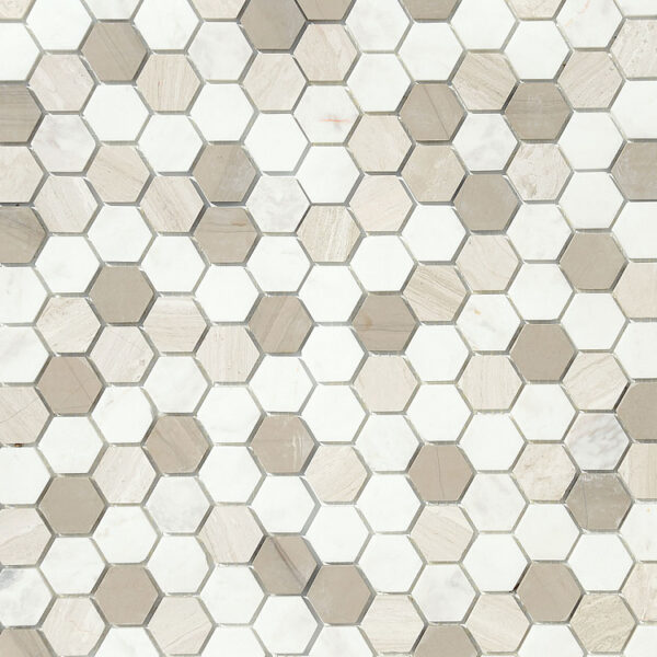 PIETRA MIX 3 MAT HEX 18X30X6