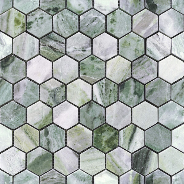 ONICE VERDE OLIVA POL HEX 23X40X7