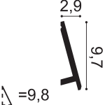 ПЛИНТУС SX179 DIAGONAL