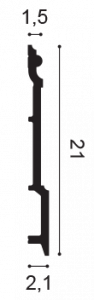 ПЛИНТУС SX191 HIGH RISE