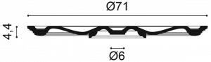 ДЕКОРАТИВНЫЙ ЭЛЕМЕНТ R23