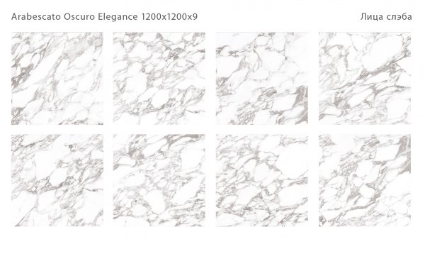 КЕРАМИЧЕСКИЙ СЛЭБ POLISHED ARABESCATO OSCURO ELEGANCE 1200Х1200Х9ММ — изображение 2