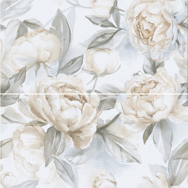 КЕРАМОГРАНИТ DECORS ELITE PEONIES DECOR A+B 60X120 MATT (2 ШТ В КОМПЛ)