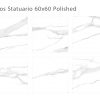 КЕРАМОГРАНИТ OASIS MILOS STATUARIO 60X60 POLISHED — изображение 3