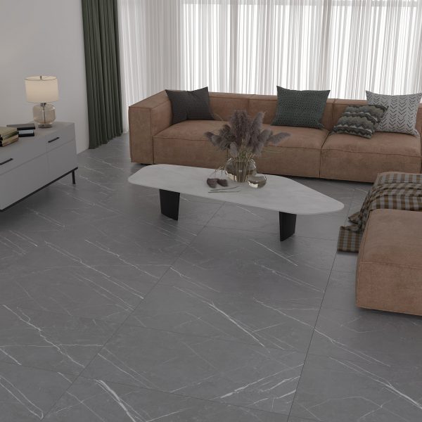 КЕРАМОГРАНИТ МАТОВЫЙ VELVET PIETRA GREY 60X120 MATT — изображение 3