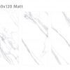 КЕРАМОГРАНИТ МАТОВЫЙ SILK 60Х120 STATUARIO CALIPSO 60X120 MATT — изображение 3