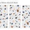 КЕРАМОГРАНИТ МАТОВЫЙ SILK 60Х120 TERRA WHITE 60X120 MATT — изображение 3