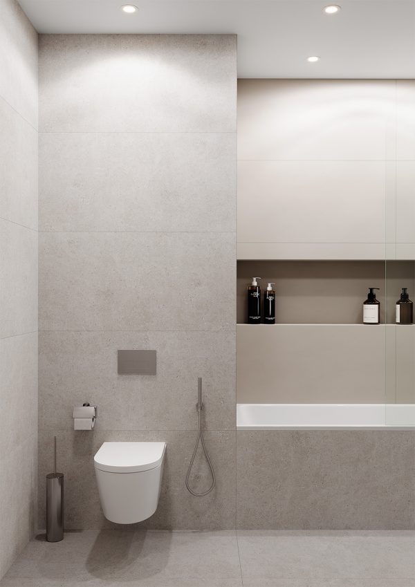 КЕРАМОГРАНИТ МАТОВЫЙ MONOCOLORS ELITE IVORY 60X120 5ММ MATT — изображение 3