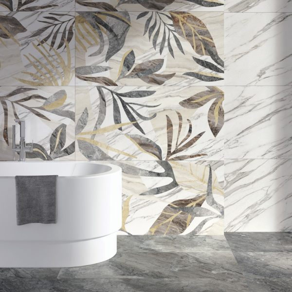 КЕРАМОГРАНИТ VITRA MARBLESET ВЕНАТО CВЕТЛО-СЕРЫЙ LPR 60X120 — изображение 8