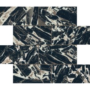 МОЗАИКА ETOILE BROWN RIVER MAT 6MM MUR 7,5X15