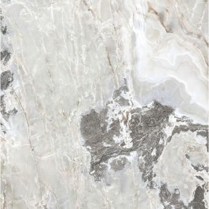 КЕРАМОГРАНИТ  ONYX&MORE SILVER BLEND GLO 6MM R 160X160