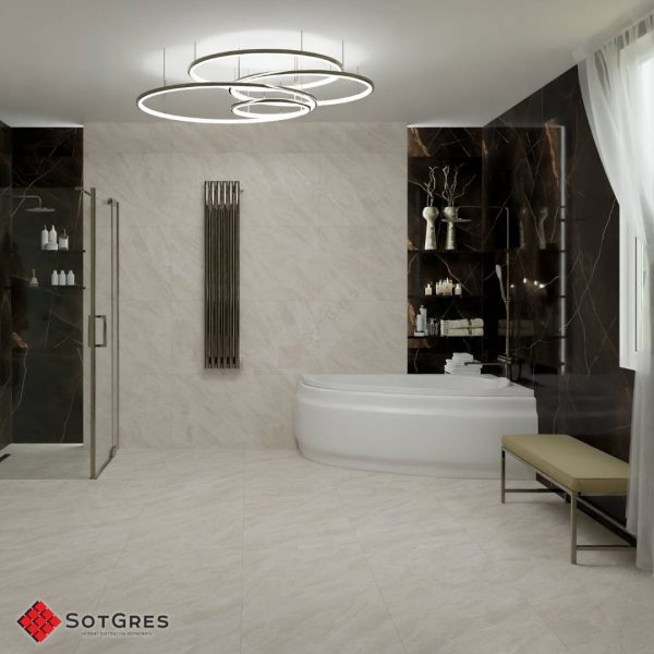 BUTTER BEIGE 60Х120 МАТОВЫЙ КЕРАМИЧЕСКИЙ ГРАНИТ — изображение 8