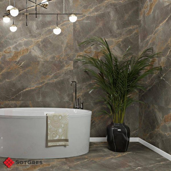 REGAL CALIFORNIA ALMOND 80Х160 ГЛЯНЦЕВЫЙ КЕРАМИЧЕСКИЙ ГРАНИТ HG — изображение 9