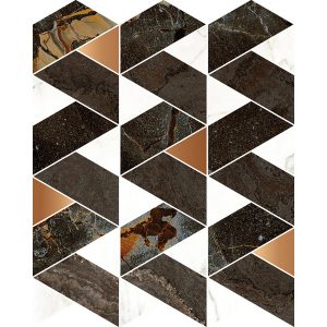 КЕРАМОГРАНИТ RHAPSODY MOSAIC MOOD GOLD 30X34