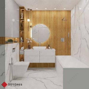 CALACATA EXTRA 60Х120 ГЛЯНЦЕВЫЙ КЕРАМИЧЕСКИЙ ГРАНИТ