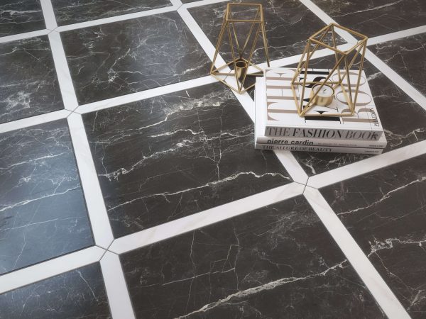 КЕРАМОГРАНИТ VITRA MARMORI С.ЛОРЕН ЧЕРНЫЙ 60X60 — изображение 2