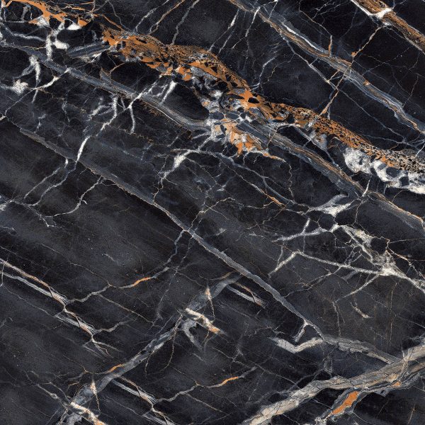 TESLA BLACK HG 60Х60 ГЛЯНЦЕВЫЙ КЕРАМИЧЕСКИЙ ГРАНИТ HG — изображение 3
