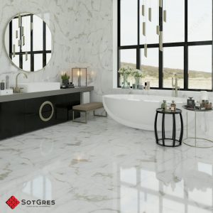 MODERN STATUARIO 120Х60 ГЛЯНЦЕВЫЙ КЕРАМИЧЕСКЙ ГРАНИТ