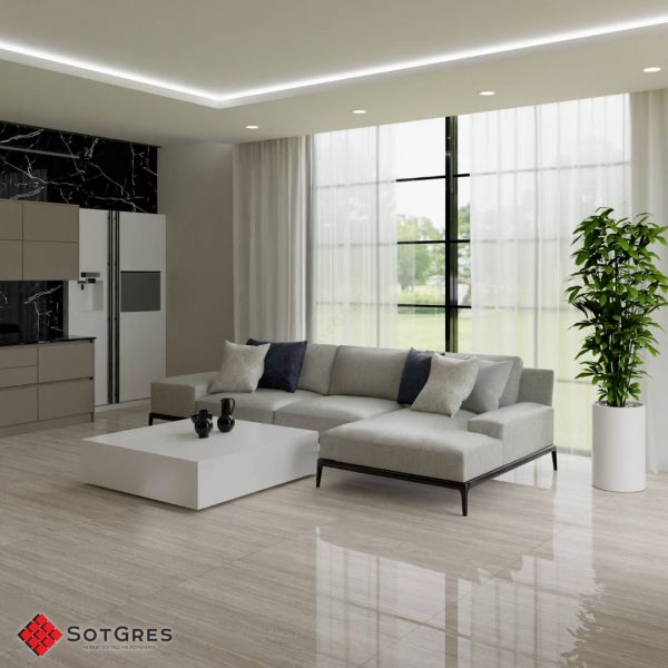 TRAVO GRIS 60Х120 ГЛЯНЦЕВЫЙ КЕРАМИЧЕСКИЙ ГРАНИТ — изображение 10