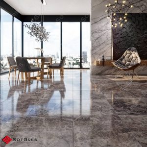 GRIGIO NUOVALATO 60Х60 ГЛЯНЦЕВЫЙ КЕРАМИЧЕСКИЙ ГРАНИТ
