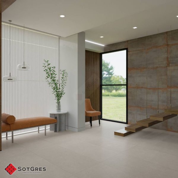 ALTENO WHITE 60Х120 МАТОВЫЙ КЕРАМИЧЕСКИЙ ГРАНИТ — изображение 3