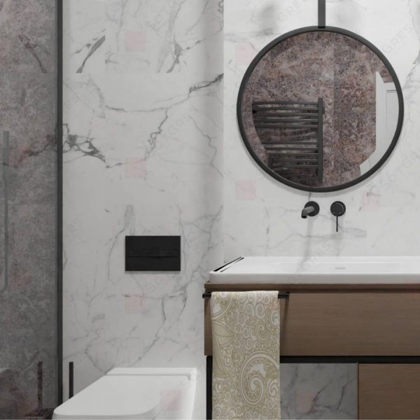 ELEGANT STATUARIO 60Х60 ГЛЯНЦЕВЫЙ КЕРАМИЧЕСКИЙ ГРАНИТ — изображение 5