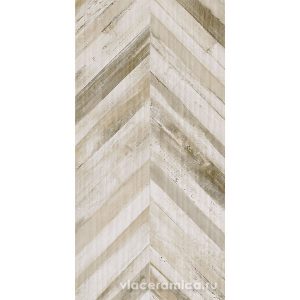 КЕРАМИЧЕСКАЯ ПЛИТКА RAFTERS CREAM CHEVRON RETT. 60X120
