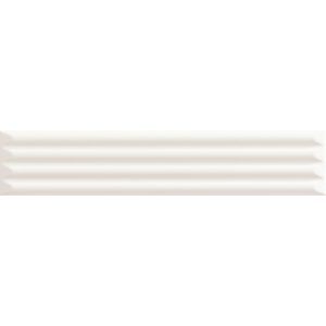 КЕРАМИЧЕСКАЯ ПЛИТКА UP WHITE CANNETTATO 5X25