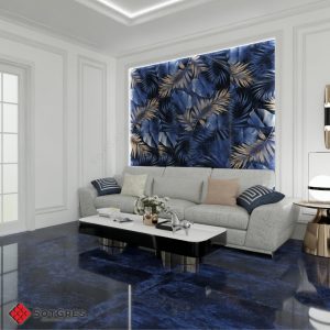 BELLIZA BLUE HG 120Х60 ГЛЯНЦЕВЫЙ КЕРАМИЧЕСКЙ ГРАНИТ