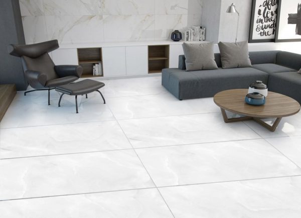 КЕРАМОГРАНИТ REALISTIK ALBERTA WHITE POLISHED 60X120 — изображение 2