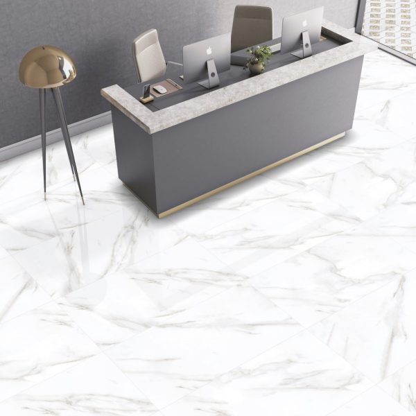 КЕРАМОГРАНИТ REALISTIK AURA STATUARIO GLOSSY 60X120 — изображение 7