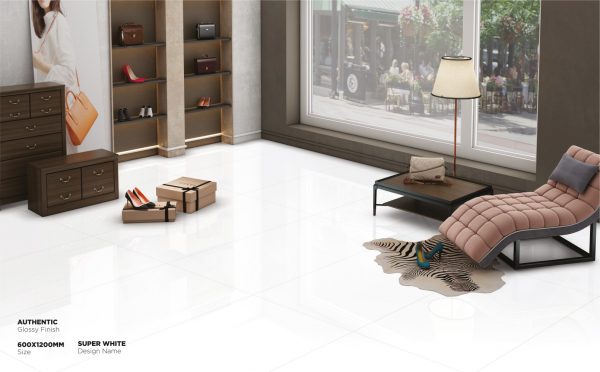 КЕРАМОГРАНИТ REALISTIK ATHENTIC WHITE PREMIUM (КЕРАМОГРАНИТ AUTHENTIC WHITE) 60X120 — изображение 3