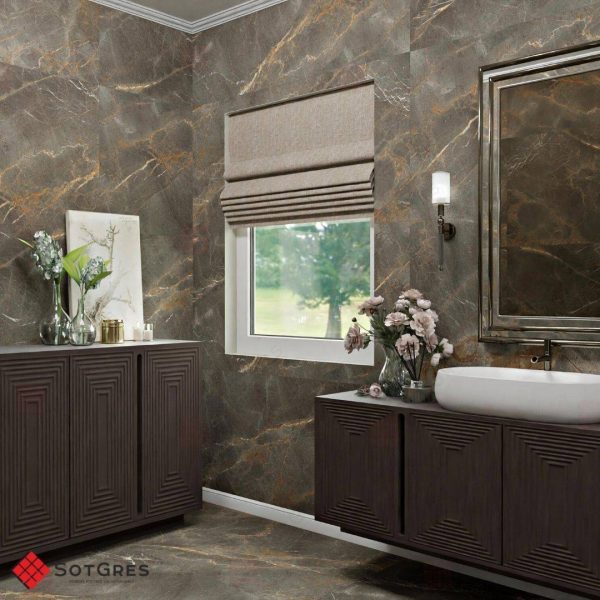 REGAL CALIFORNIA ALMOND 80Х160 ГЛЯНЦЕВЫЙ КЕРАМИЧЕСКИЙ ГРАНИТ HG — изображение 10