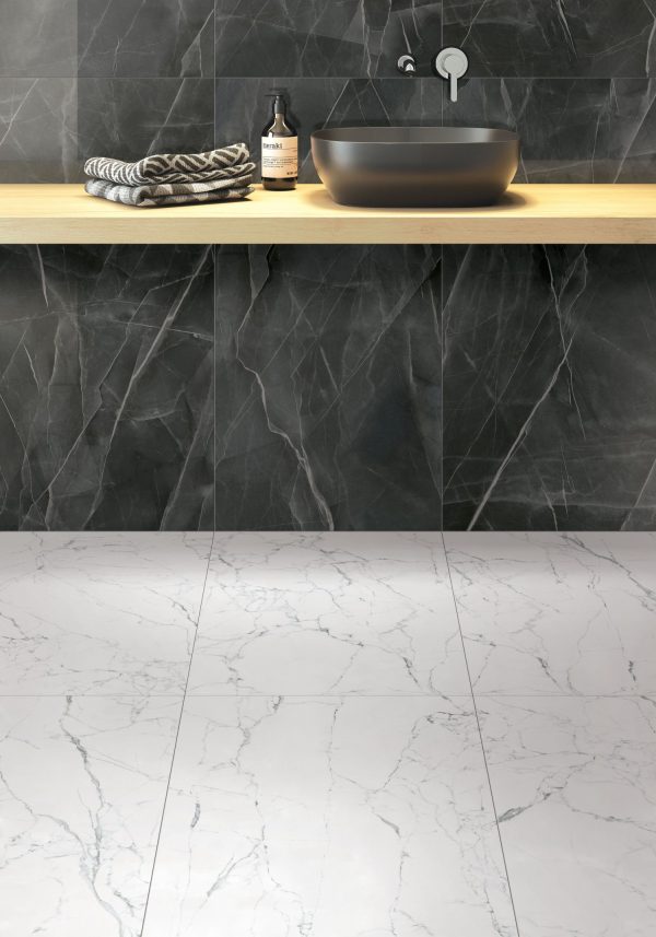 КЕРАМОГРАНИТ VITRA CITYMARBLE КАЛАКАТТА БЛЭК LPR 60X120 — изображение 4