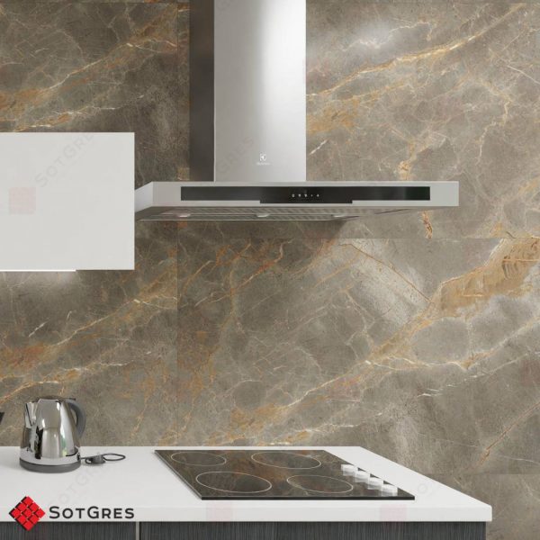 REGAL CALIFORNIA ALMOND 80Х160 ГЛЯНЦЕВЫЙ КЕРАМИЧЕСКИЙ ГРАНИТ HG — изображение 12
