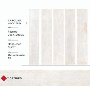 CAROLINA WOOD GREY 20Х120 МАТОВЫЙ КЕРАМИЧЕСКИЙ ГРАНИТ