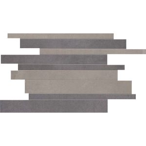 МОЗАИКА MOS.BRICK GREY BLACK   30X40