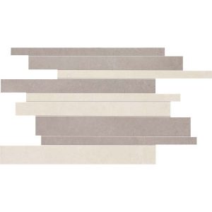 МОЗАИКА MOS.BRICK WHITE SILVER   30X40