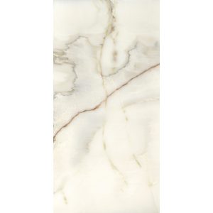 КЕРАМОГРАНИТ  BIJOUX ONYX BLANCHE GLO 6MM 160X320