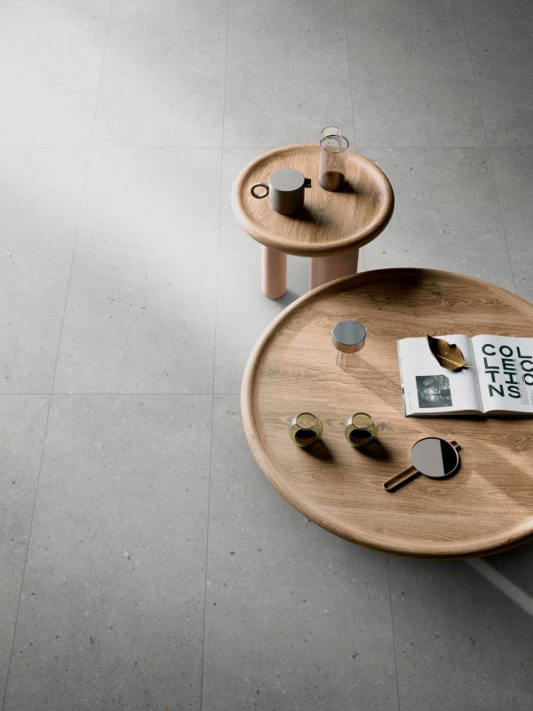 КЕРАМОГРАНИТ VITRA FLAKECEMENT СЕРЫЙ МАТR10A 60X120 — изображение 5