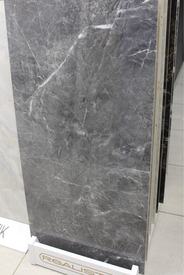 КЕРАМОГРАНИТ REALISTIK SHADOW DARK GREY POLISHED 60X120 — изображение 2
