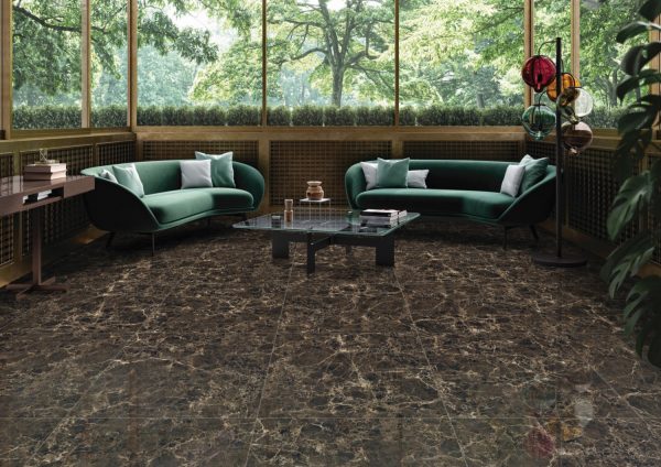 КЕРАМОГРАНИТ REALISTIK IMPERATORE MARRONE HIGH GLOSSY 60X60 — изображение 10