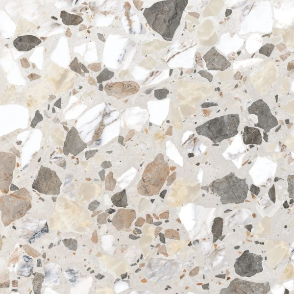 КЕРАМОГРАНИТ VITRA MARBLE-X ДЕКОР ТЕРРАЦЦО LPR 60X60 — изображение 5