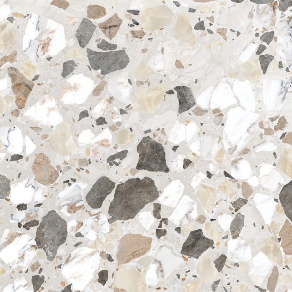 КЕРАМОГРАНИТ VITRA MARBLE-X ДЕКОР ТЕРРАЦЦО LPR 60X60 — изображение 4