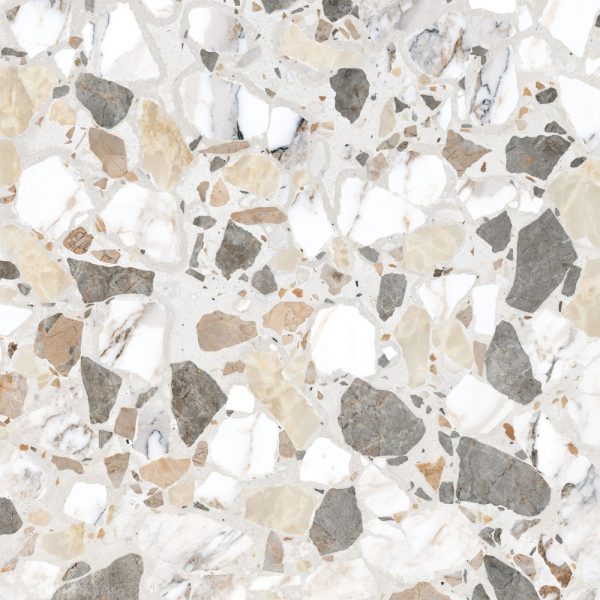 КЕРАМОГРАНИТ VITRA MARBLE-X ДЕКОР ТЕРРАЦЦО LPR 60X60 — изображение 2