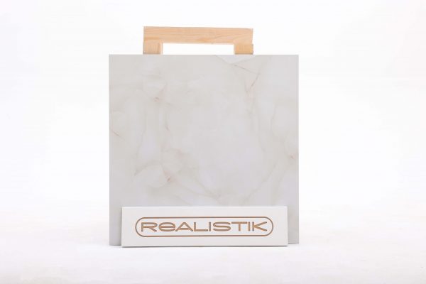 КЕРАМОГРАНИТ REALISTIK BRAIS WHITE GLOSSY 60X60 — изображение 4