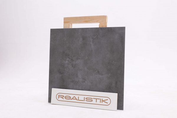 КЕРАМОГРАНИТ REALISTIK CEMENT DARK GREY 60X60 — изображение 8
